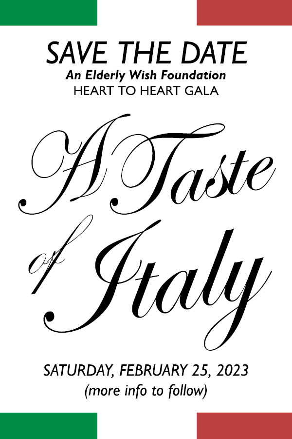 Elderly Wish's Taste of Italy promo postcard